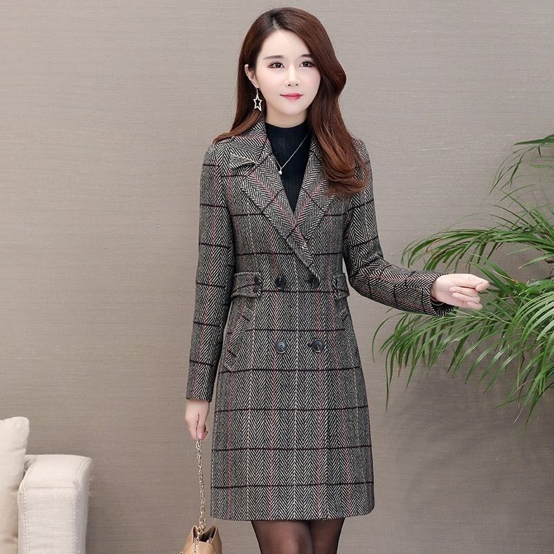 加棉加厚格子毛呢外套女中长款2018冬新款韩版修身显瘦呢子大衣在类目 户外/登山/野营/旅行用品, 户外服装, 其他户外服装中 - 来自Buy2taobao.com提供专业的淘宝代购服务