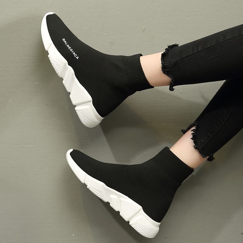 Casual socks Korean Edition 2018 new pattern Versatile Gaobang motion Elastic force Plush Bootiein the Women's Shoes, High shoes category - from Buy2taobao.com to provide professional Taobao agent buy service