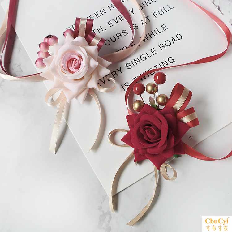 Bridesmaid Flower wrist bride Sisters Hand Flower Korean Wedding Aesthetic marry Sternum dance Bracelet Wedding suppliesin the Festive supplies/Gift , Wedding Themes/Props , Flower wrist  category - from Buy2taobao.com to provide professional Taobao agent buy service