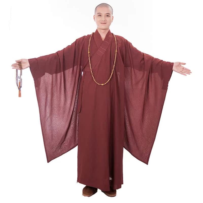 Fanlin Buddhism Big sleeves Haiqing Sengyi Sengfu Haiqing Buddhist clothes men and women Long gown Cassock Coatin the Men's clothing, National costume category - from Buy2taobao.com to provide professional Taobao agent buy service