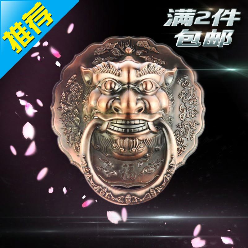 老式虎头门环大门明装铜拉环栓兽头门环22对开门把手加厚红古铜|ruв категории основы строительных материалов, бытовой техники, ручка, большая ручка - от Buy2taobao.com для оказания профессиональной услуги покупки агента Taobao