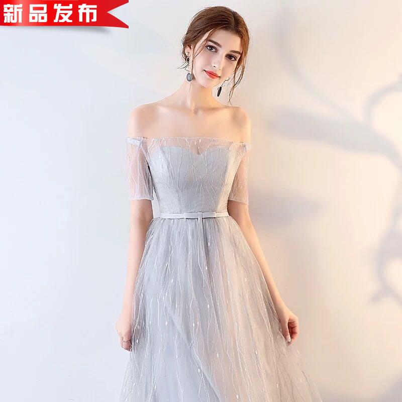 伴娘服2018新款姐5妹租赁中长款灰色裙伴娘团晚礼服出租在类目 女装/女士精品, 婚纱/旗袍/礼服, 礼服/晚装中 - 来自Buy2taobao.com提供专业的淘宝代购服务