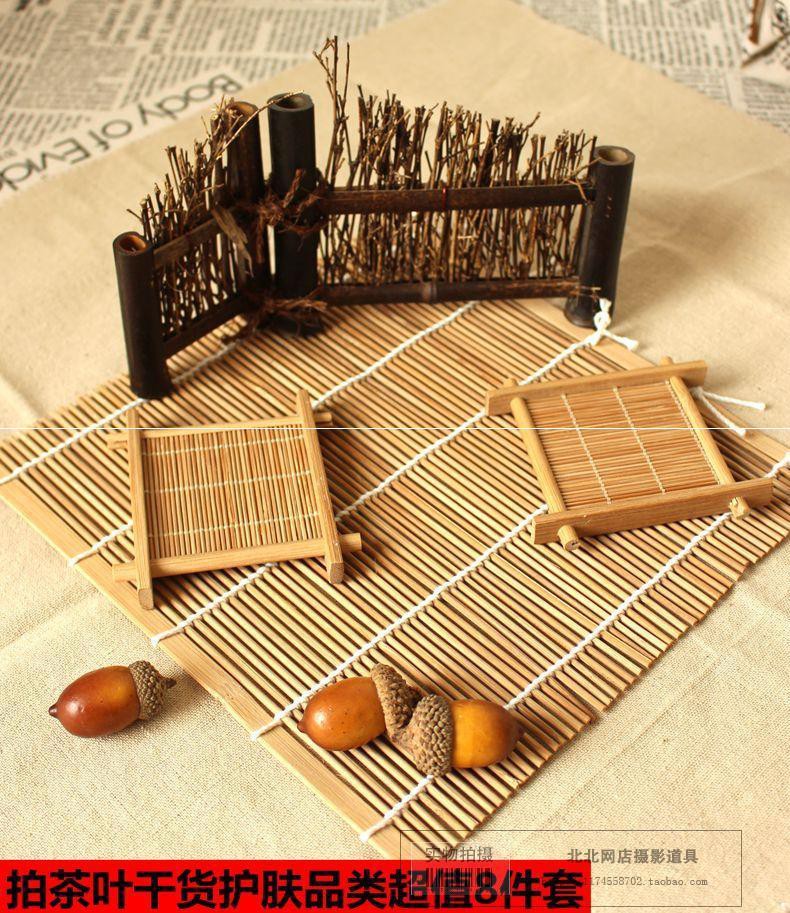 shot food Tea Retro suit Photography prop Studio photograph Background cloth Package Bamboo fence Tea mat Curtainin the 3C Digital Accessories, SLR/Single-camera accessories , Studio Equipment , Props class category - from Buy2taobao.com to provide professional Taobao agent buy service