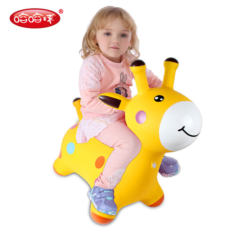 哈哈球音乐跳跳马儿童充气玩具户外加大加厚小马宝宝坐骑小鹿叮当在类目 玩具/童车/益智/积木/模型, 户外运动/休闲/传统玩具, 球类玩具/球类运动中 - 来自Buy2taobao.com提供专业的淘宝代购服务