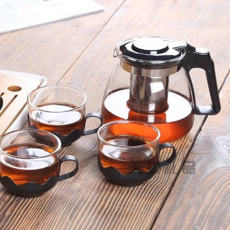 耐热玻璃茶壶 过滤网玻璃茶具套装 花草茶壶茶杯冲茶器在类目 餐饮具, 茶具, 花草茶具中 - 来自Buy2taobao.com提供专业的淘宝代购服务