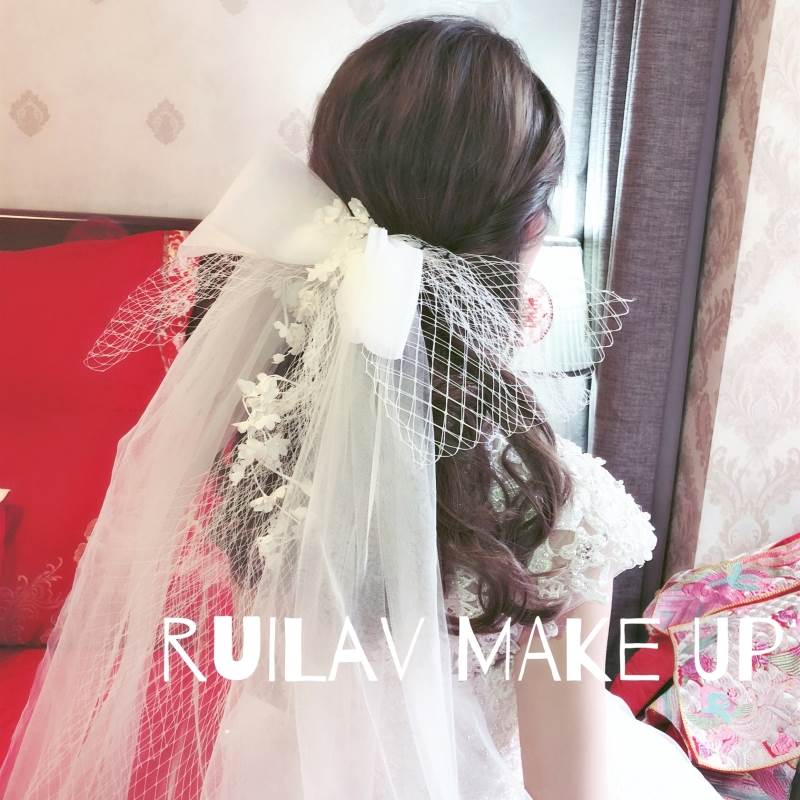 超仙森系新娘结婚婚礼旅拍蝴蝶结头纱婚纱礼服拍照造型配件头饰品|msdalam kategori Aksesori/Belt kulit/Hat/Muffler, aksesori pakaian perkahwinan, Veil - dari Buy2taobao.com untuk memberikan perkhidmatan ejen Taobao profesional membeli