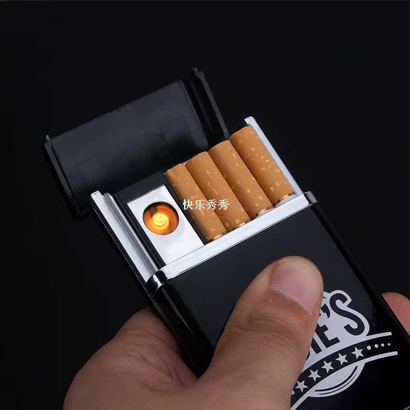 Portable Plastic Cigarette Boxes With Electronic USB在类目 居家布艺, 防尘保护罩, 开关套中 - 来自Buy2taobao.com提供专业的淘宝代购服务