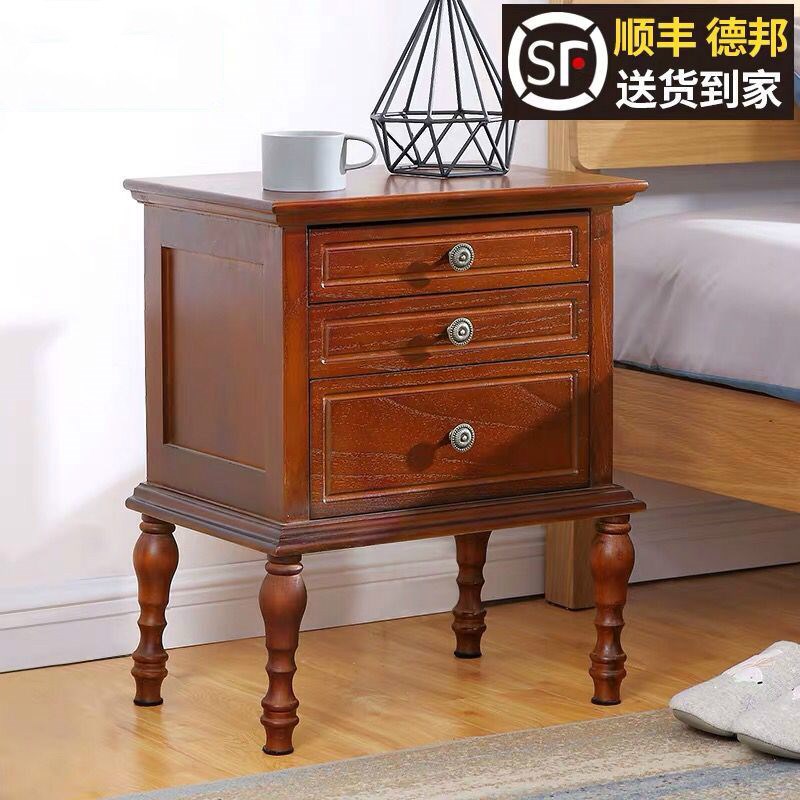American style bedside cupboard solid wood Bedside multi-function Simplicity Lockers children Bedroom cabinet European style Side cabinetin the Residential furniture , Cabinet , Bedside cabinet category - from Buy2taobao.com to provide professional Taobao agent buy service
