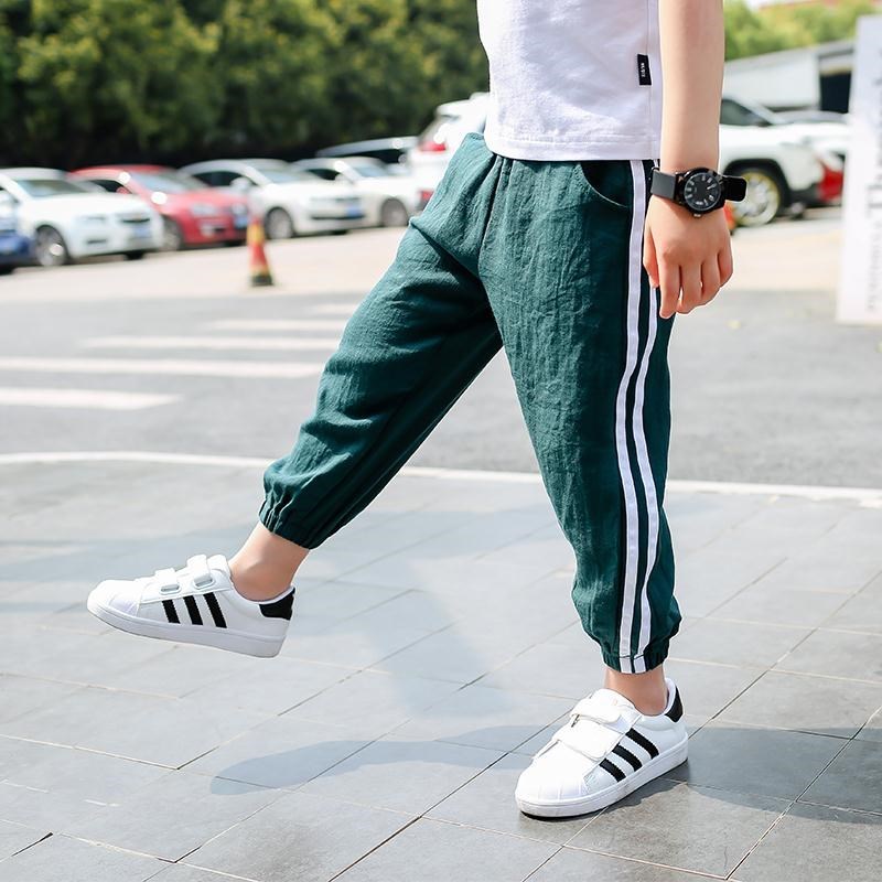 Casual pants Boy summer Cotton linen 5 Thin section 6 Baby Mosquito repellent 7 boy Children's clothing Easy Pants 8in the Men's clothing, Casual pants category - from Buy2taobao.com to provide professional Taobao agent buy service