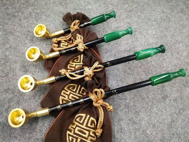 Old-fashioned pipe tradition Yandai Calumet Hand pipe down rod brass Smokeless Agate cigarette holder Smallin the ZIPPO/Swiss Army Knife/Glasses , Smoking , Pipe category - from Buy2taobao.com to provide professional Taobao agent buy service
