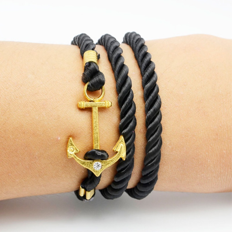 Adaptation Europe and America fashion manual Anchors Bracelet Hand rope man personality Retro Trend Versatile men and women lovers Braceletin the Personalized custom/Design Services/DIY , Custom jewelry , Bracelets custom category - from Buy2taobao.com to provide professional Taobao agent buy service