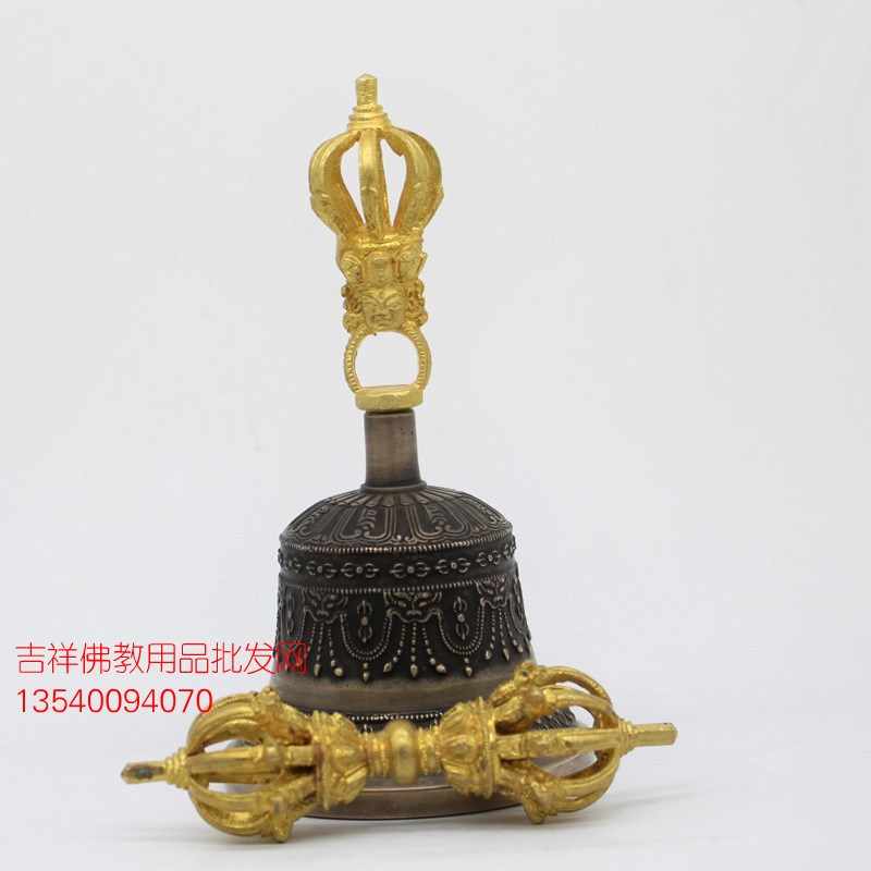 19cm九股金色金刚铃杵青铜/金刚杵金刚铃/藏传佛教法器供品尼泊尔|msdalam kategori Ciri-ciri kraftangan, Kraf agama, seni Buddha dan kraf - dari Buy2taobao.com untuk memberikan perkhidmatan ejen Taobao profesional membeli