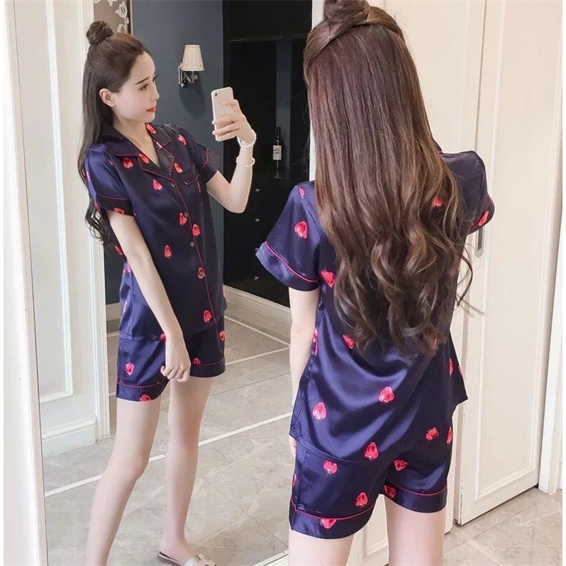 丝睡衣女夏季短袖韩版学生服宽松两件套装分体|ruв категории открытый/альпинизм/в поход/Поездки товаров, открытый одежды, Функции нижнее белье, белье костюм - от Buy2taobao.com для оказания профессиональной услуги покупки агента Taobao