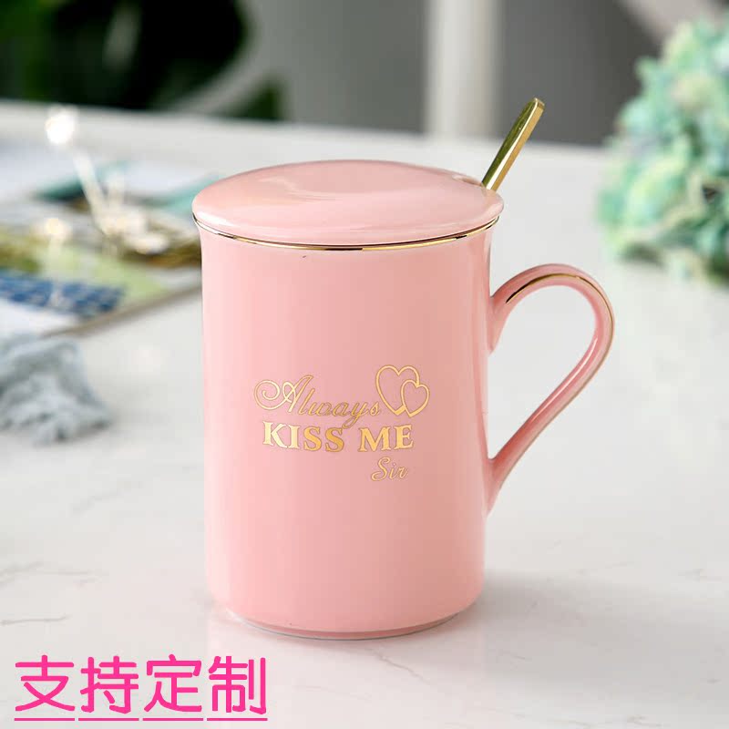 陶瓷马克杯北欧ins男女情侣杯子带盖带勺家用个性创意咖啡杯定制|ruв категории персональные настройки/разработка услуг/DIY, ежедневно/украшения на заказ, Кубок настройки, кружка - от Buy2taobao.com для оказания профессиональной услуги покупки агента Taobao