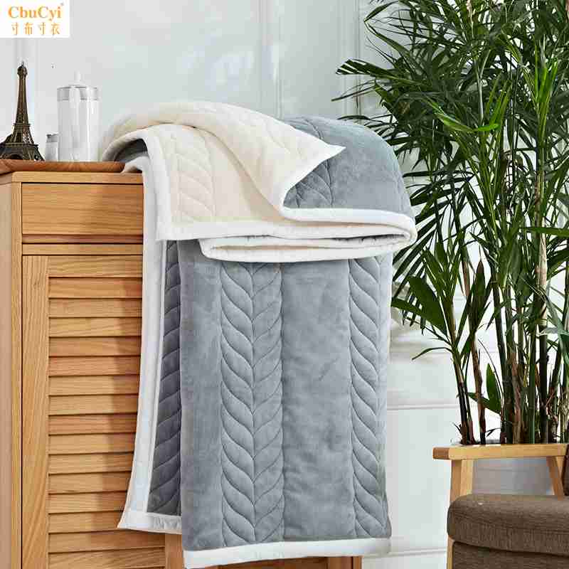 Coral carpet double-deck air conditioner thickening Flannel Blanket Autumn and winter Blanket Warm blanket sheet Double Blanketsin the Bedclothes , Leisure blanket/Woolen blanket/Carpet category - from Buy2taobao.com to provide professional Taobao agent buy service
