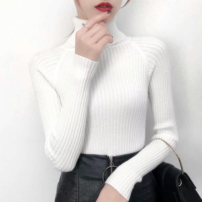 Tight fitting High collar sweater have cash less than that is registered in the accounts Self cultivation Long sleeve Sweater jacket Socket Versatile Autumn and winter thickening Base coatin the Women's clothing/Boutique , Sweaters category - from Buy2taobao.com to provide professional Taobao agent buy service