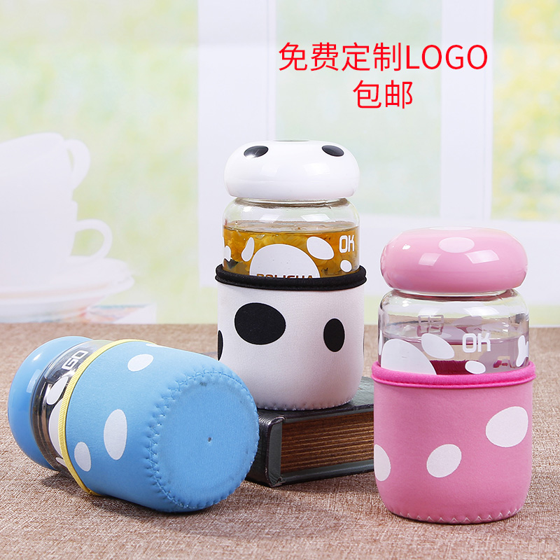 蘑菇玻璃杯定制LOGO随手蘑菇随手杯子定做图案包邮礼品水瓶广告杯|msdalam kategori pinggan mangkuk, Cup/cawan/cerek, menyesuaikan/pengiklanan Cup - dari Buy2taobao.com untuk memberikan perkhidmatan ejen Taobao profesional membeli
