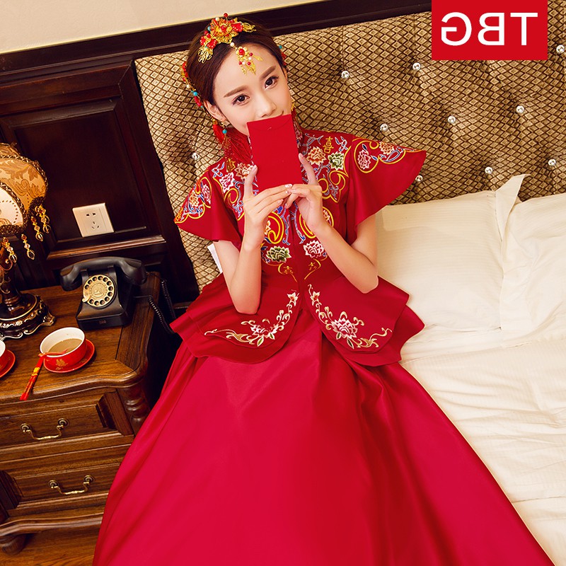International brands Ono Tonlion Xiu clothing bride 2019 new pattern marry Toast clothing Ancient Wedding dress Chinese style full dressin the Maternity/Maternal supplies/Nutrition , Maternity , Dress category - from Buy2taobao.com to provide professional Taobao agent buy service