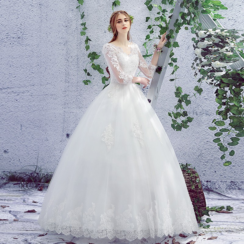 国际品牌欧诺唐狮婚纱礼服2019新款新娘结婚礼服小个子齐地简约大在类目 孕妇装/孕产妇用品/营养, 孕妇装, 连衣裙中 - 来自Buy2taobao.com提供专业的淘宝代购服务