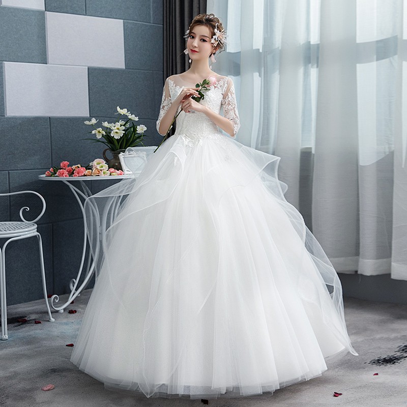 international brand Ono Tonlion Wedding dress 2019 new pattern bride go out Sen family Wedding dress full dress Ultra centsin the Maternity/Maternal supplies/Nutrition , Maternity , Dress category - from Buy2taobao.com to provide professional Taobao agent buy service