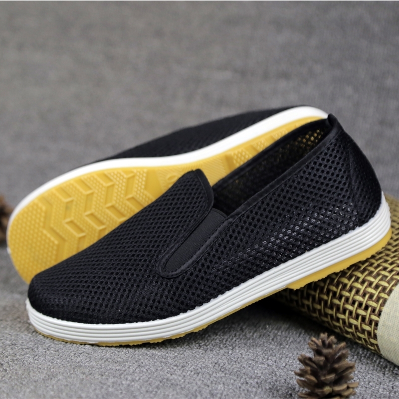 老北京布鞋网鞋男牛筋底布鞋透气舒适防滑网面黑布鞋司机开车鞋在类目 流行男鞋, 帆布鞋中 - 来自Buy2taobao.com提供专业的淘宝代购服务