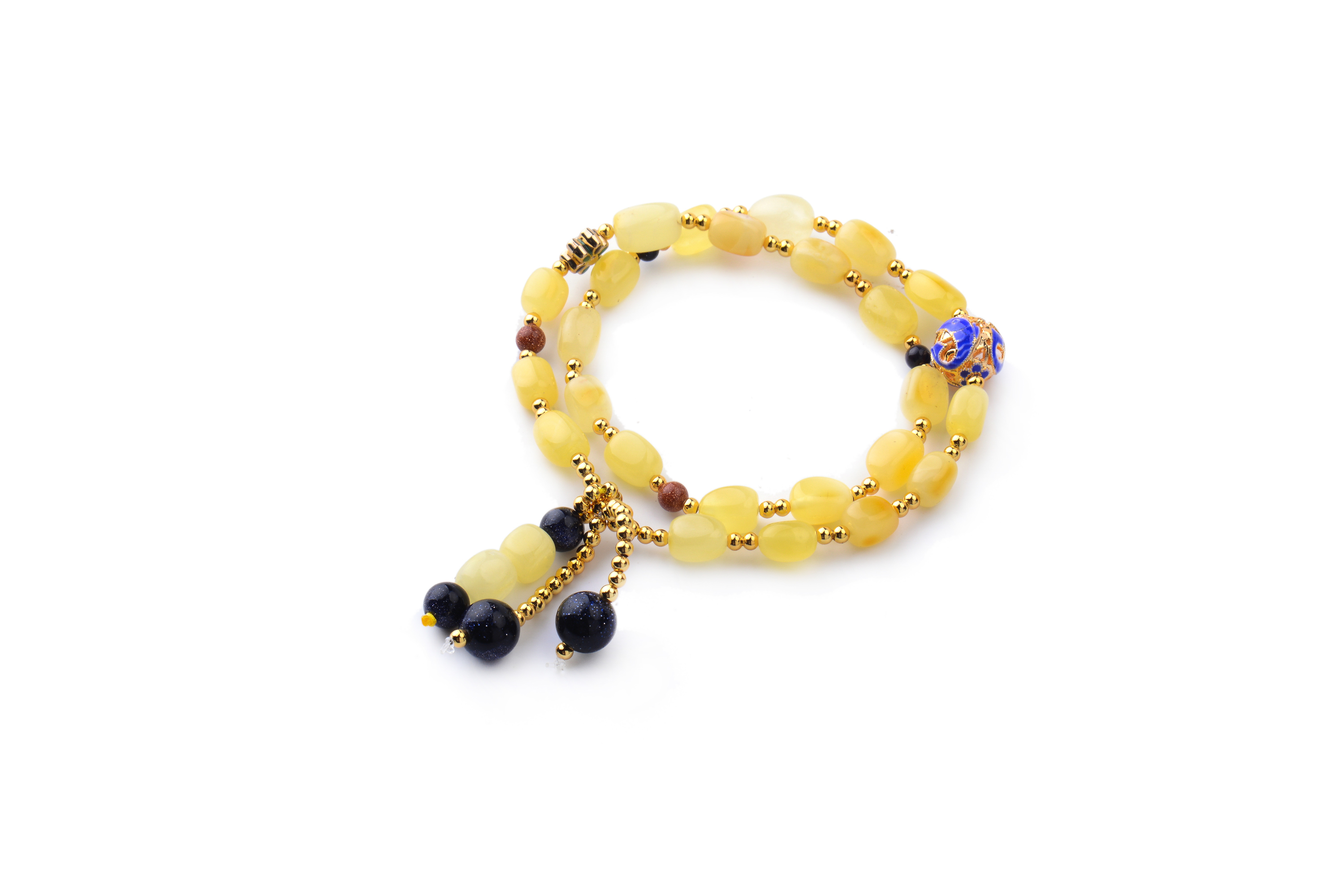 Boll Natural beeswax Hand string Double ring)in the Jewelry/Diamond/Jade/Gold , Natural amber (New) , Bracelets category - from Buy2taobao.com to provide professional Taobao agent buy service