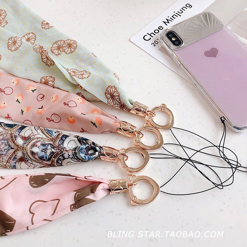 decorative pattern Lanyard currency phone chain Pendants Fabric art temperament Silk scarf Japan and South Korea rope Pendant Lanyards Jewelryin the 3C Digital Accessories, Cell Phone Accessories , Phone Accessories , Mobile phone pendant/Mobile phone chain category - from Buy2taobao.com to provide professional Taobao agent buy service