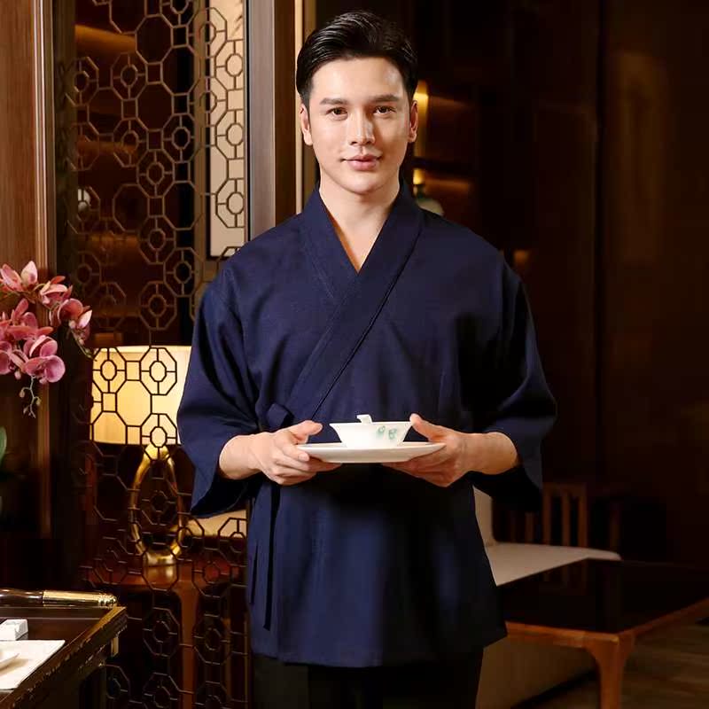 high-grade Japanese cook coverall food clothing kimono Sleeve Sushi Shop Waiter coverall Summer wear new patternin the Women's clothing/Boutique , Set/Student uniforms/Work uniforms , Hotel work uniforms category - from Buy2taobao.com to provide professional Taobao agent buy service