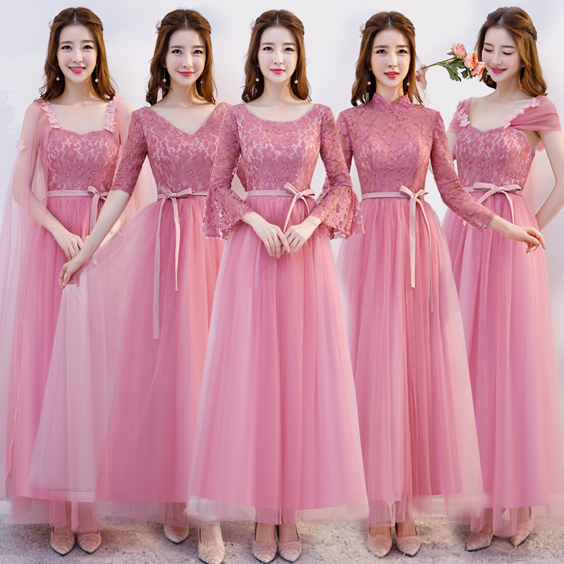 new pattern 2019 Spring Self cultivation have more cash than can be accounted for Bridesmaid Dresses Sisters Bridesmaid Dresses Show thin Chorus costume Z27in the Women's clothing/Boutique , Wedding/Cheongsam/Formal dress , Wedding category - from Buy2taobao.com to provide professional Taobao agent buy service