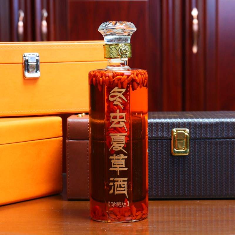 加厚玻璃空散装酒瓶储存白酒瓶冬虫夏草人参玛卡泡散装礼盒酒壶|msdalam kategori pinggan mangkuk, Flagon/Wineglass/Wine, rumah bekas anggur - dari Buy2taobao.com untuk memberikan perkhidmatan ejen Taobao profesional membeli