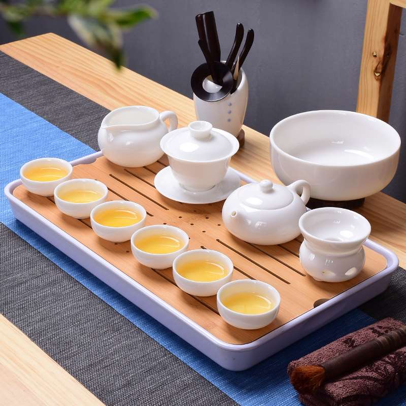 日式茶具套装白瓷带茶盘日式茶具套装白瓷茶具整套茶在类目 餐饮具, 茶具, 功夫茶具中 - 来自Buy2taobao.com提供专业的淘宝代购服务