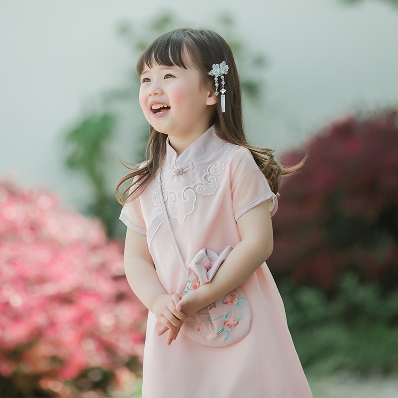 Antiquity Hanfu girl ancient costume Dress children Tang costume Chinese style Ultra cents Children's clothing baby cheongsam summerin the Children/Baby/Family fitted , Children's Robes/Costume/National costume , Costume category - from Buy2taobao.com to provide professional Taobao agent buy service