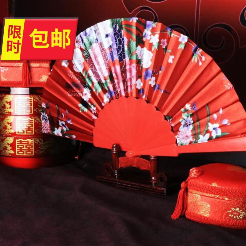 结婚婚庆用品红色扇子中国风婚庆道具新娘嫁妆喜扇|ruв категории начало ежедневно, вентилятор/мини - вентилятор/аксессуары/лед колодка/лед штукатурка, веер - от Buy2taobao.com для оказания профессиональной услуги покупки агента Taobao
