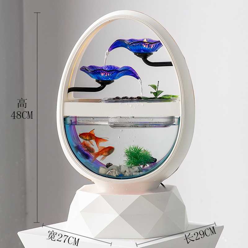 創意魚缸小擺件流水養家居裝飾品客廳加濕器桌面電視櫃噴泉辦公室在類目 飾品/流行首飾/時尚飾品新, 擺件中 - 來自Buy2taobao.com提供專業的淘寶代購服務