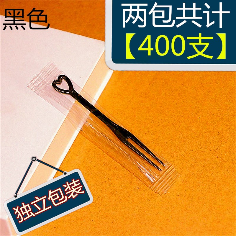水果叉一次性 500只透明塑料独立包装水果签蛋糕家用心形小叉子在类目 餐饮具, 餐具, 水果叉/水果签中 - 来自Buy2taobao.com提供专业的淘宝代购服务