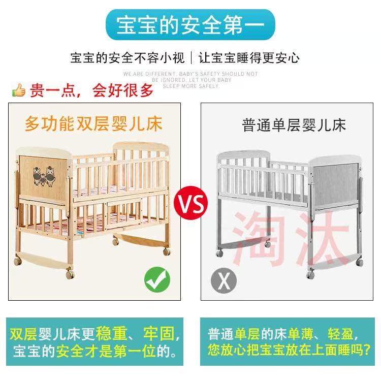 嬰幼兒小孩床通用套裝四季嬰兒床實木無漆拼接大床搖床新生兒在類目 尿片/洗護/餵哺/推車牀, 童牀/嬰兒牀/搖籃/餐椅, 嬰兒牀/兒童牀中 - 來自Buy2taobao.com提供專業的淘寶代購服務