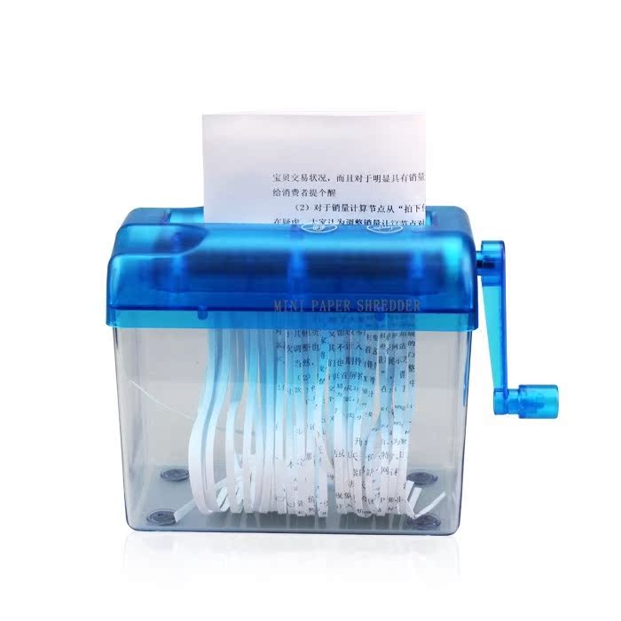 A4 Shredder to work in an office Mini small-scale Hand shake Manual household Electric file pulverizerin the Office Equipment/Consumables/Related Services , Shredder category - from Buy2taobao.com to provide professional Taobao agent buy service