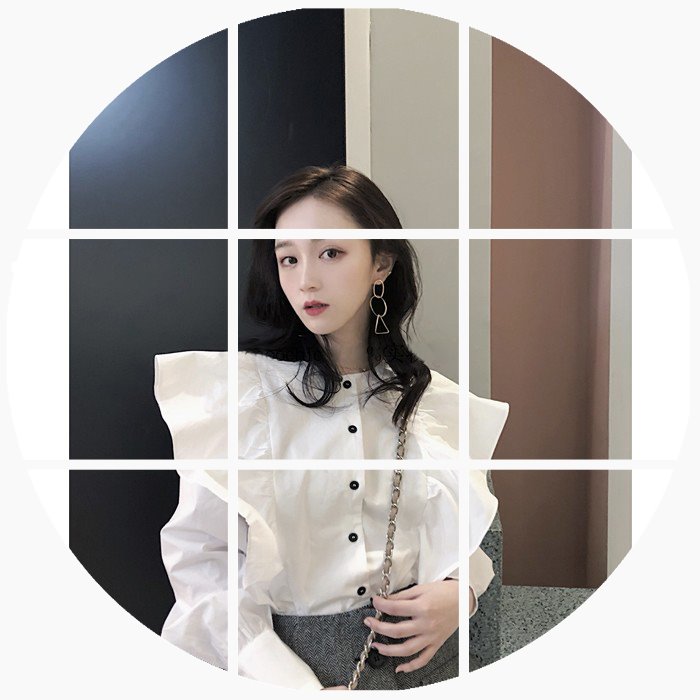 2019春装新款复古宫廷风设计感小众衬衣范荷叶边上衣|msdalam kategori Butik wanita / wanita, baju lace/baju chiffon - dari Buy2taobao.com untuk memberikan perkhidmatan ejen Taobao profesional membeli
