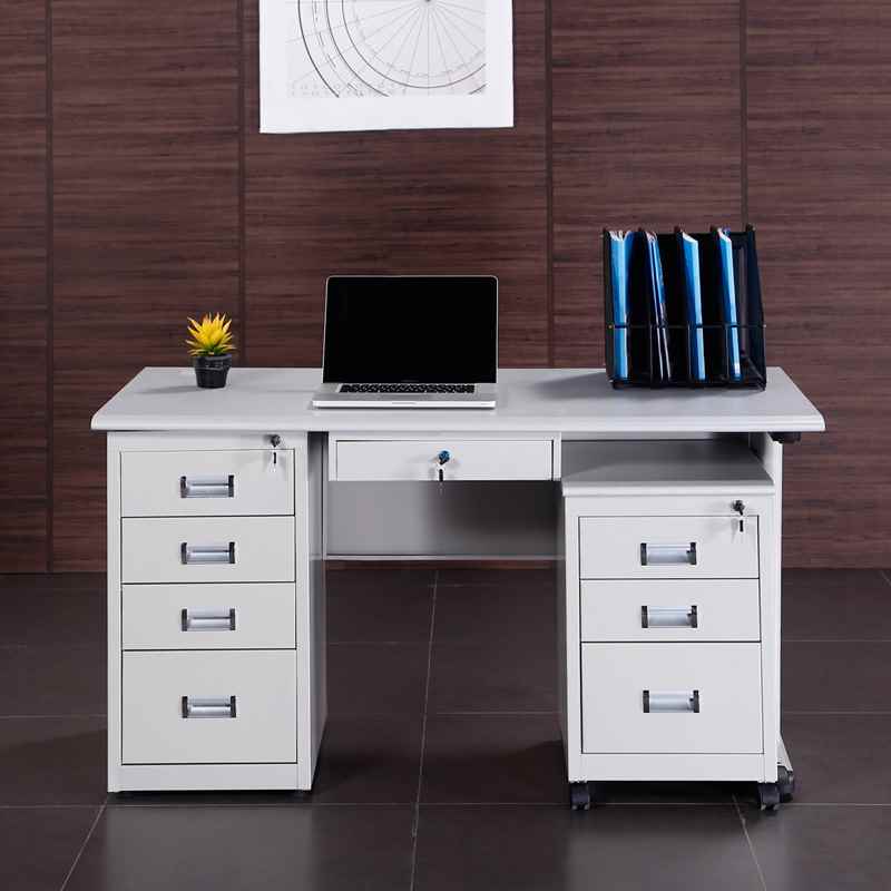 Steel Tin desk staff Single Computer Desk 1.4 rice 1.6 Lock Desk Finance drawerin the Business/Office Furniture , Office Furniture , Desk , Office Computer Desk category - from Buy2taobao.com to provide professional Taobao agent buy service