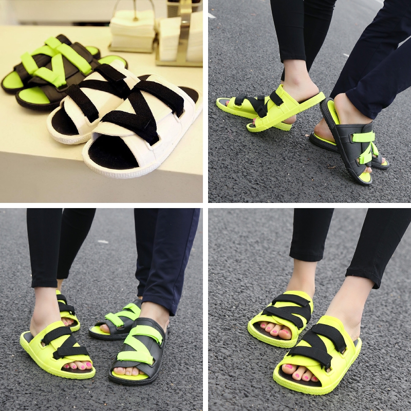 Summer style Word tow Trend Male drag Female drag Edison Lovers slippers Korean Edition Comfortable beach shoes Fashion cool mopin the Men's Shoes, Sandals category - from Buy2taobao.com to provide professional Taobao agent buy service