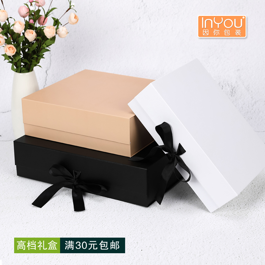 礼盒包装盒高档蝴蝶结定制创意INS风化妆品服装内衣翻盖礼品盒子在类目 办公设备/耗材/相关服务, 包装设备/标牌及耗材, 礼品盒中 - 来自Buy2taobao.com提供专业的淘宝代购服务