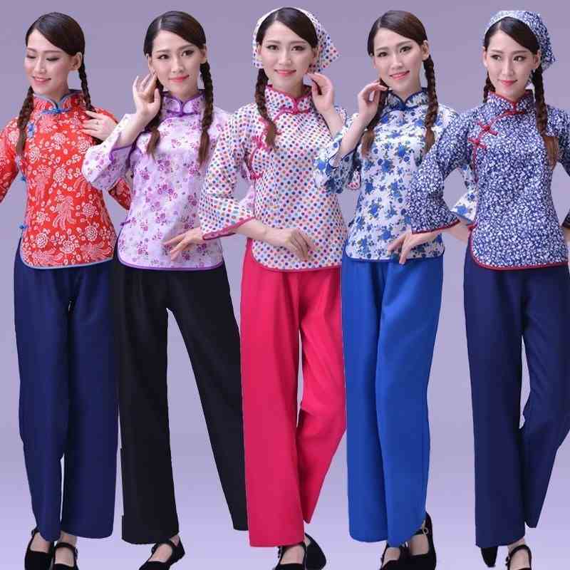 演出服裝三句半名族民運動會舞衣教師可愛活動表演服裝主持在類目 女裝/女士精品, 唐裝/民族服裝/舞臺服裝, 民族服裝/舞臺裝中 - 來自Buy2taobao.com提供專業的淘寶代購服務