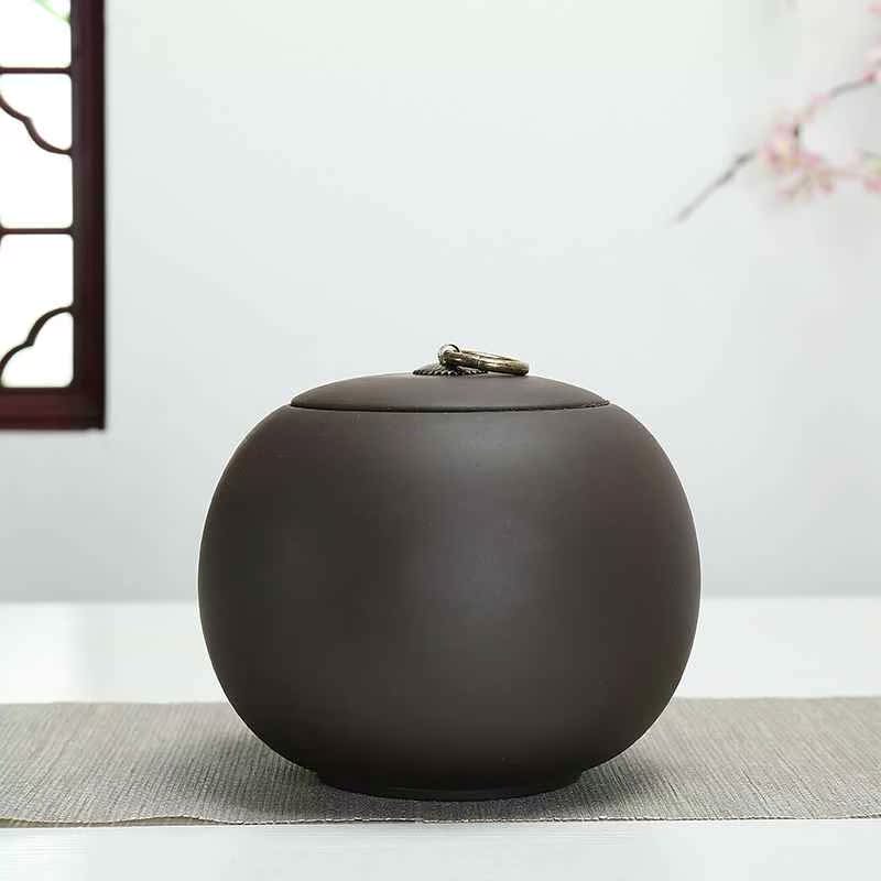 紫砂茶叶罐普洱茶叶罐大中小号陶瓷密封罐存储防潮透气通用茶罐子在类目 餐饮具, 茶具, 茶叶罐中 - 来自Buy2taobao.com提供专业的淘宝代购服务