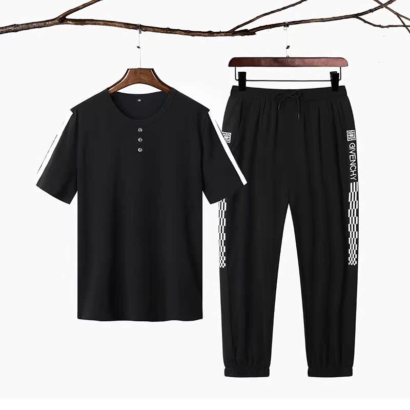Short sleeved Clothes & Accessories summer man Korean Edition Trend leisure time Easy man Cotton and hemp men's wear suit Easyin the Men's clothing, Knitwear/Sweaters category - from Buy2taobao.com to provide professional Taobao agent buy service