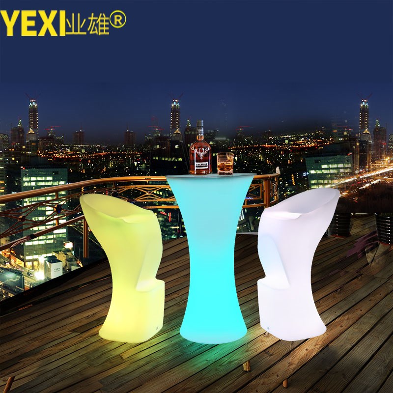 led发光高吧桌椅酒吧椅发光吧台椅吧台凳桌椅组合ktv桌椅个性家具|ruв категории коммерческий/офисная мебель, развлечения/бар/Ktv мебель, бар стул - от Buy2taobao.com для оказания профессиональной услуги покупки агента Taobao