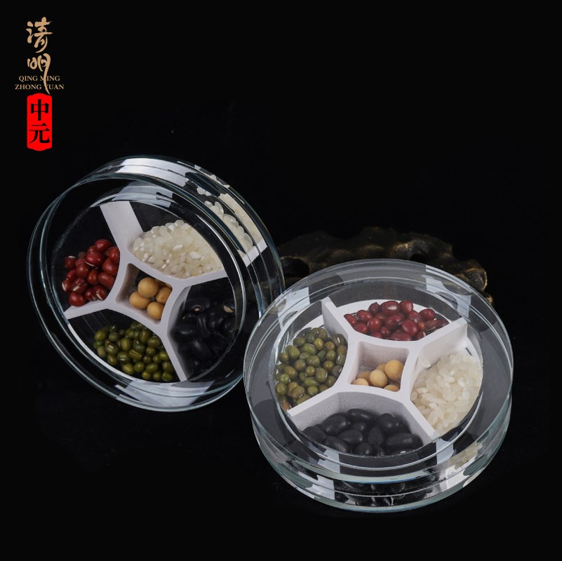 五谷粮水晶摆件殡葬用品随葬品粮食圆形杂粮五谷囤祭祀摆件陪葬墓|ruв категории коммерческий/офисная мебель, похоронной отрасли мебель, гроб - от Buy2taobao.com для оказания профессиональной услуги покупки агента Taobao