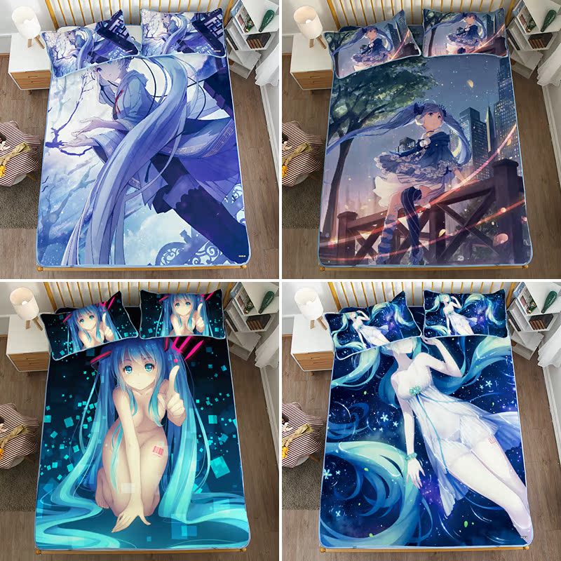 定制涼席二次元蕾姆初音狂三可折疊卡通單人學生宿舍冰絲席三件套在類目 牀上用品, 涼蓆/竹蓆/藤席/草蓆/牛皮席中 - 來自Buy2taobao.com提供專業的淘寶代購服務