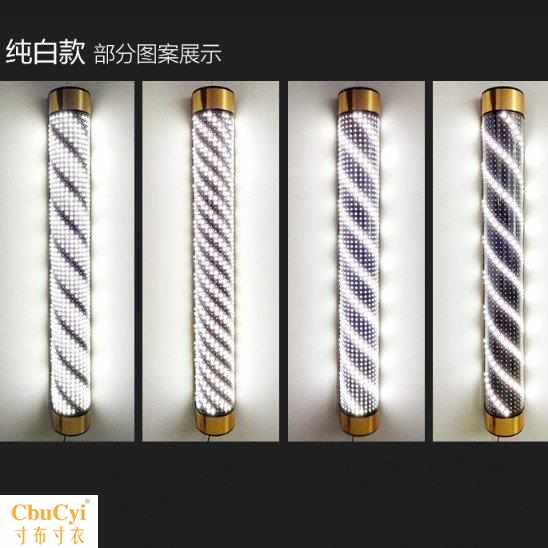 理发店转灯挂壁圆形半圆挂墙式LED美发转半圆发廊标志灯防水新|ruв категории коммерческий/офисная мебель, полки/витрина, Другие полки - от Buy2taobao.com для оказания профессиональной услуги покупки агента Taobao
