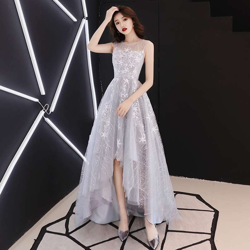 晚礼服裙女仙气 梦幻2019时尚夏宴会高贵修身前短后长主持人短款在类目 女装/女士精品, 婚纱/旗袍/礼服, 礼服/晚装中 - 来自Buy2taobao.com提供专业的淘宝代购服务