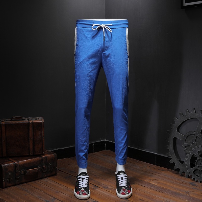 Agency purchase 2019 New products motion leisure time trousers man Spring and summer Trend Versatile Youth Self cultivation Thin section Pants receivedin the Men's clothing, Casual pants category - from Buy2taobao.com to provide professional Taobao agent buy service